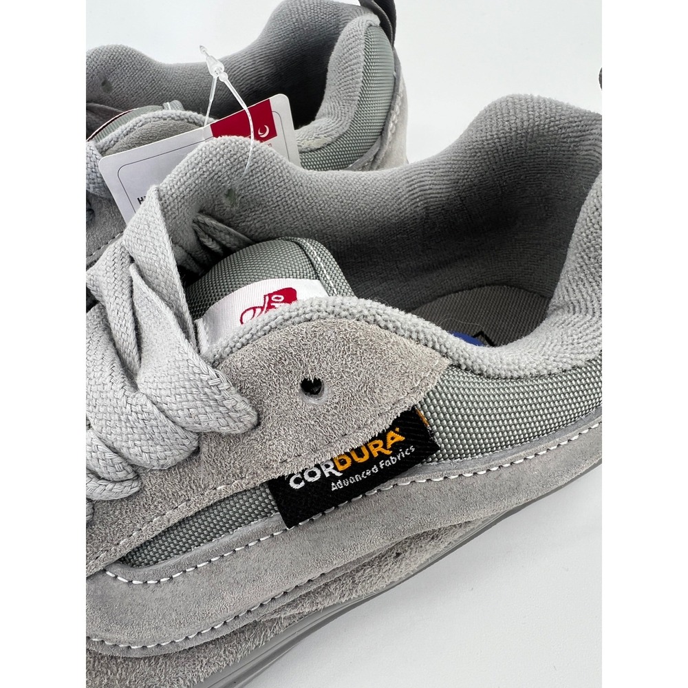 Vans Knu Skool Mens 7.5/ Womens 9 Grey Cordura Water Repellent Suede Skate Shoes - Picture 2 of 10